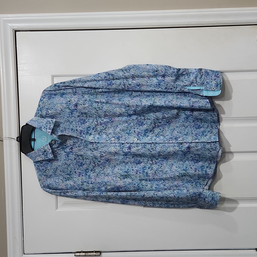 Bugatchi Mens Button Down Size Medium - image 1